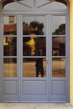 Finestre in pino lamellare laccato ral