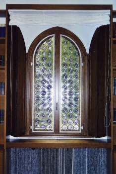 finestra rovere lamellare